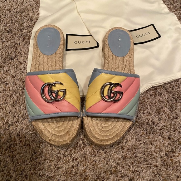 Authentic NEW Gucci Espadrilles Slides! - Picture 2 of 7